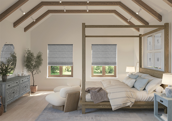 Kildare, Flint - Motorised Roman Blind - Image 8